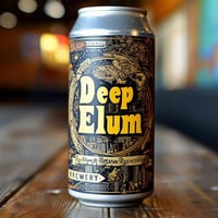 deep ellum brewery label on a beer can