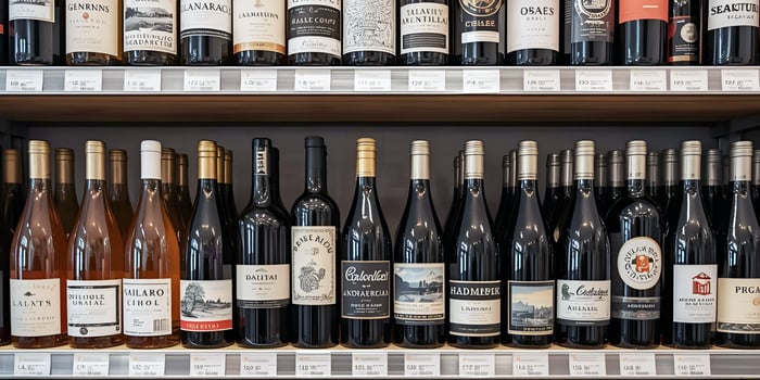 wine labels offer variety