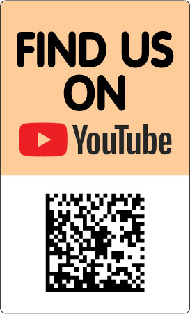 datamatrix - find us on youtube