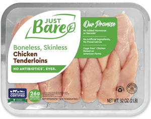 Special die-cut chicken label
