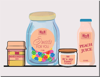 peach-fuzz-bottles-jar-product-labels