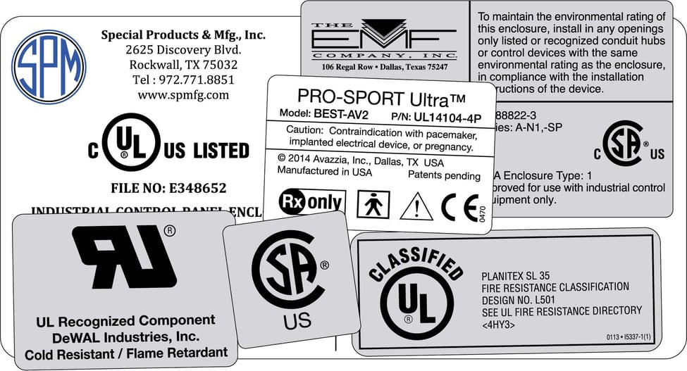 UL/CSA Labels from SixB: What Do You Need to Know?