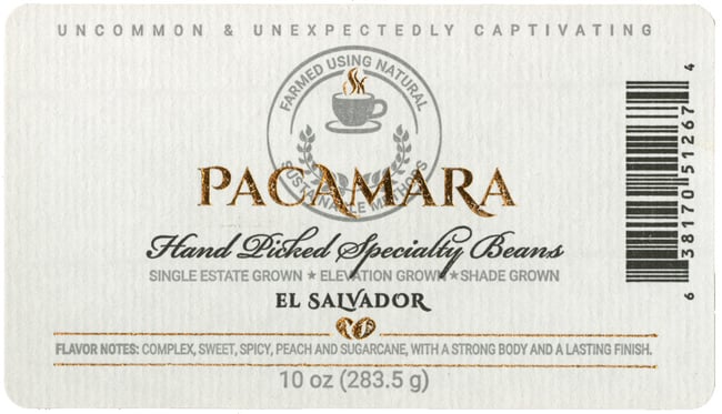 pacamara-label