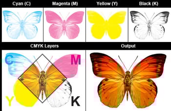 image showing CMYK breakdown