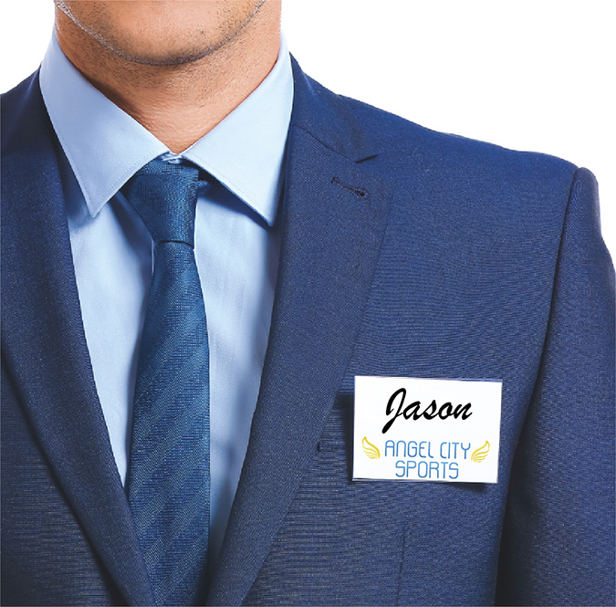 Preprinted Logo Namebadges