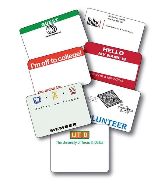 Name Tag Inserts, For Laser Printing