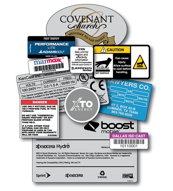 Specialty Labels SixB Labels